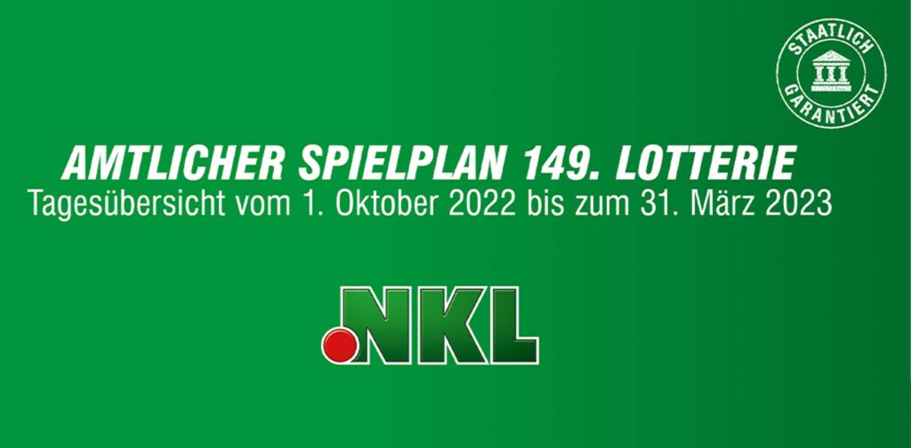 NKL 149 Spielplan
