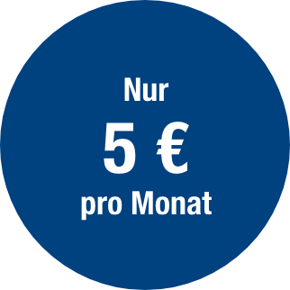 Nur 5 € pro Monat